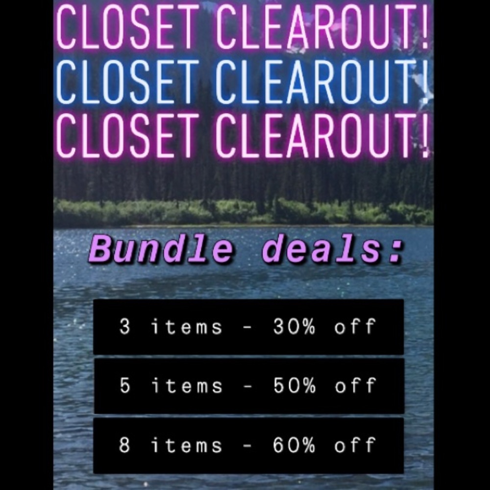 🌟CLOSET CLEAROUT🌟 bundle for deals!